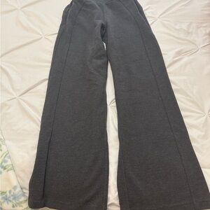 lululemon athletica Women's Charcoal Wide Leg Pants